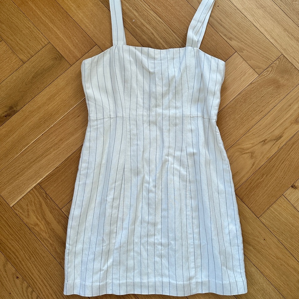 Club Monaco Linen Blend Mini Dress